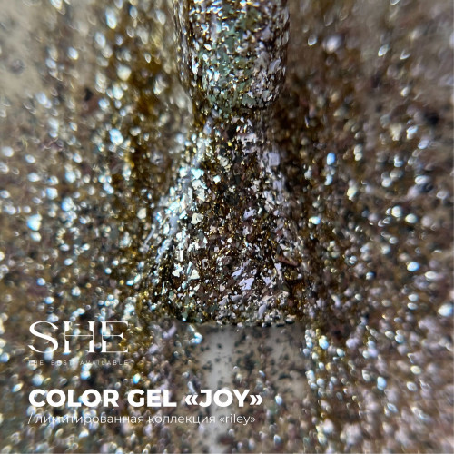 Цветной гель-лак SHE Riley Joy, 10 мл