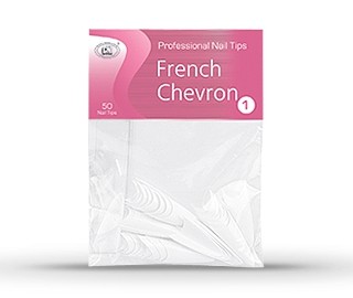 CNI Типсы Аrch French Chevron - Арочные Белый Шеврон (100 шт. в коробке)