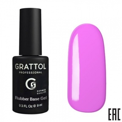 Цветной гель-лак для ногтей розовый Grattol №167 Spring Cpocus, 9 мл