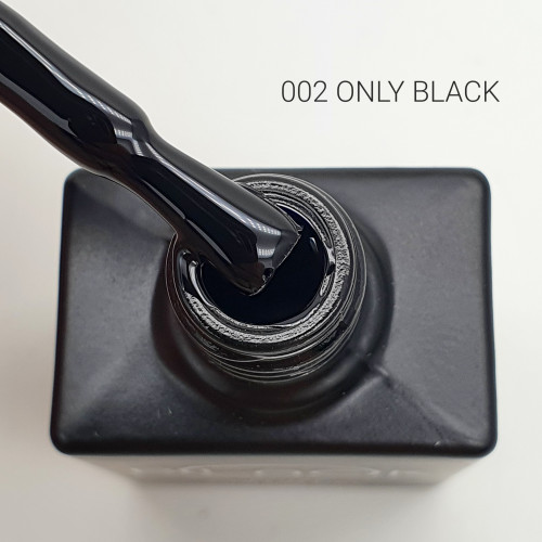 Black Гель-лак №002 Only Black , 8 мл