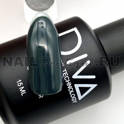 Цветной гель-лак для ногтей изумрудный DIVA №004 (старая палитра), 15 мл