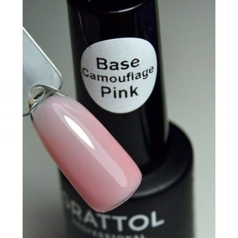 База для ногтей камуфлирующая (цветная) Grattol Rubber Base Camouflage Pink, 9 мл