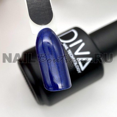Цветной гель-лак для ногтей синий DIVA №145 (старая палитра), 15 мл