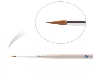 CNI Кисть из колонка №1-0,7 (7 мм), деревянная ручка