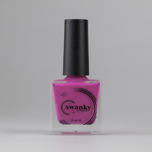 Swanky Stamping Лак для стемпинга 076 - малиново-розовый, 10 мл
